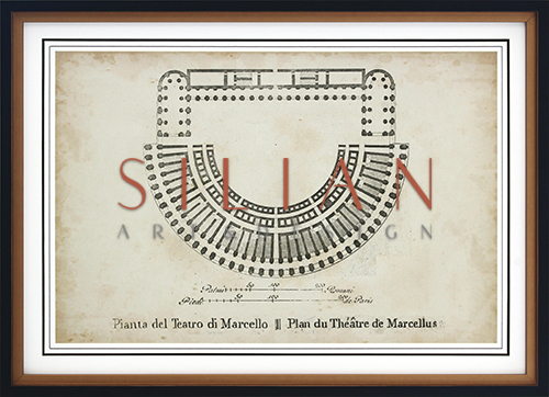 Plan For The Theatre Of Marcellus