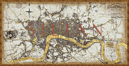 古典伦敦规划地图