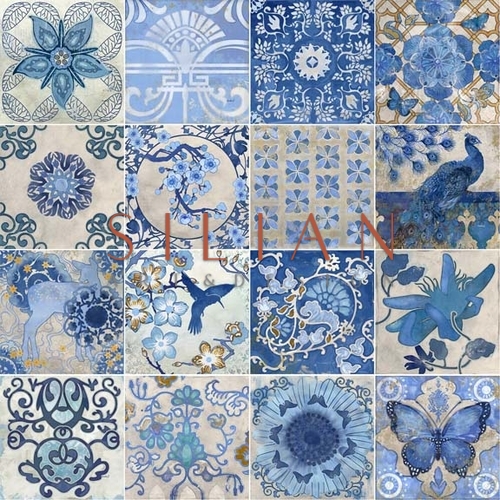 Blue & White Tiles