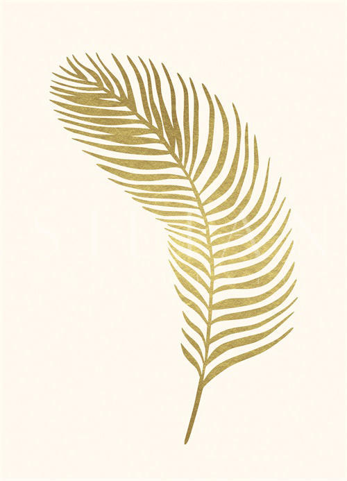 Gold Foil Untethered Palm 