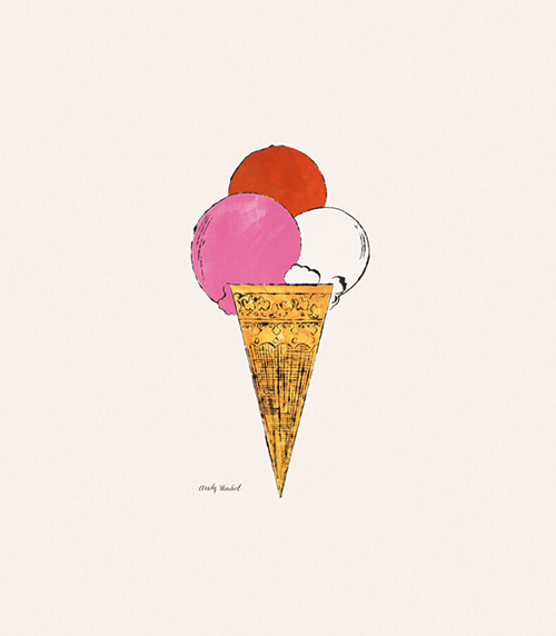 Ice Cream Dessert, c. 1959 (Red, Pink, And White)