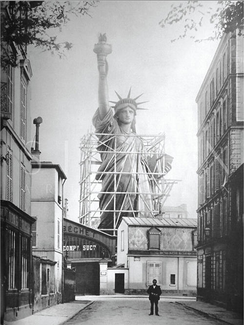 Statue Of Liberty In Paris, 1886