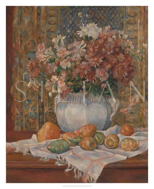 Still Life with Flowers and Prickly Pears