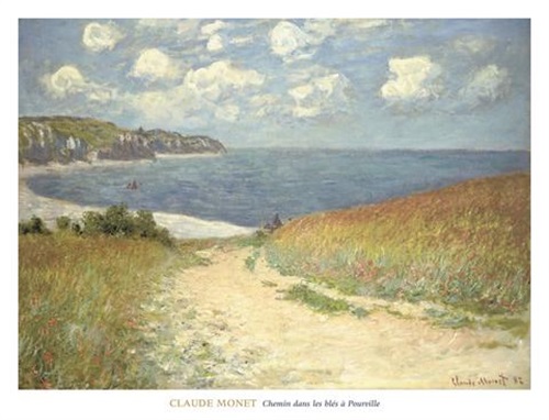 Chemin Dans Les Bles A Pourville,1882