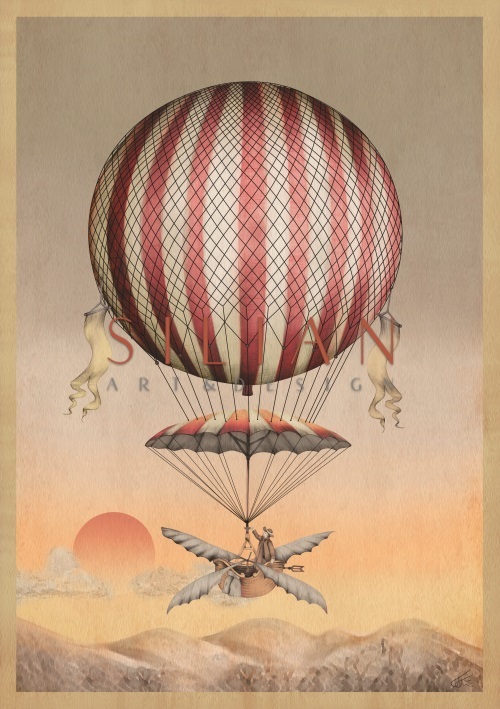 Vintage Hot Air Balloons III