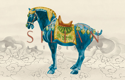 Tang Three-Color Glaze Horses II