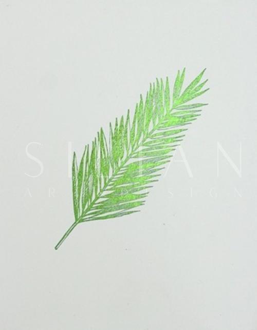 Green Foil Leaf Collection IV