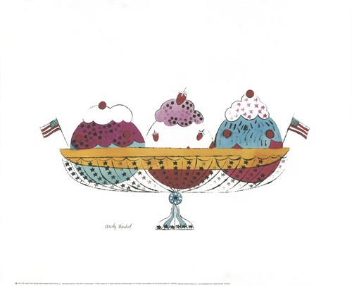 冰淇淋甜点，c。 1959年（三球）