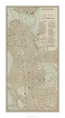 Tinted Map of Boston
