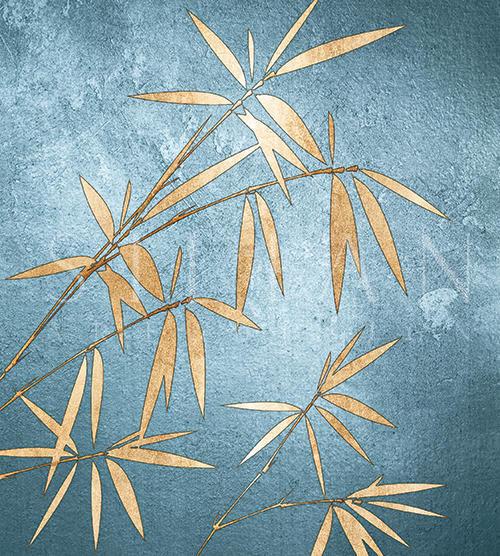 Golden Bamboo Tree VII