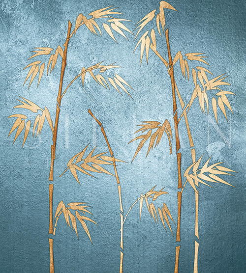 Golden Bamboo Tree VI