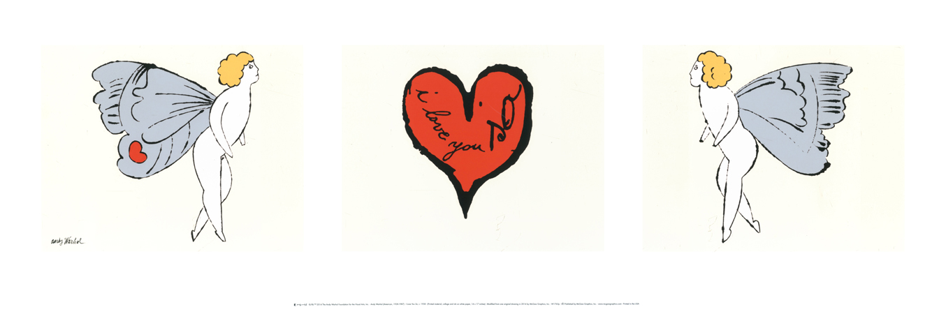 I Love You So, c. 1958 (Triptych)