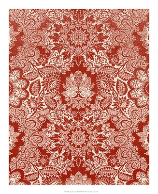 Baroque Tapestry in Red II