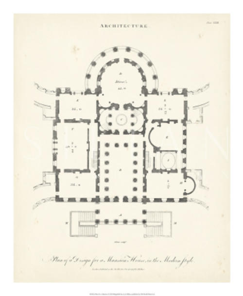Plan For A Mansion