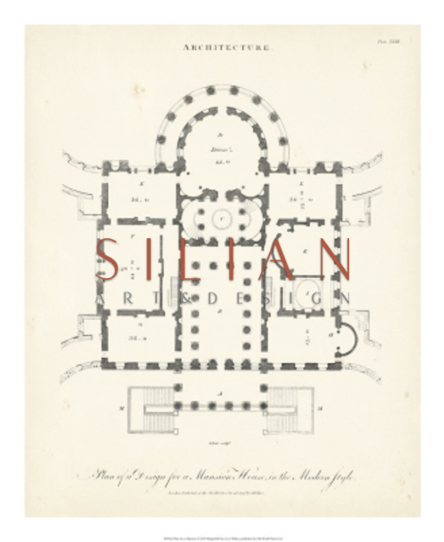 Plan For A Mansion
