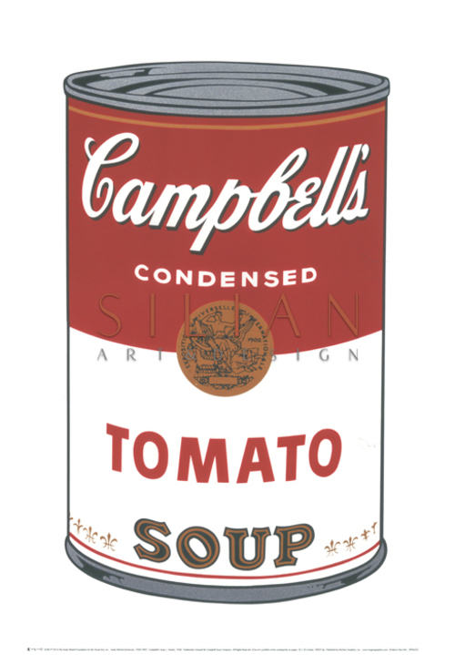 坎贝尔的汤：番茄，1968年 