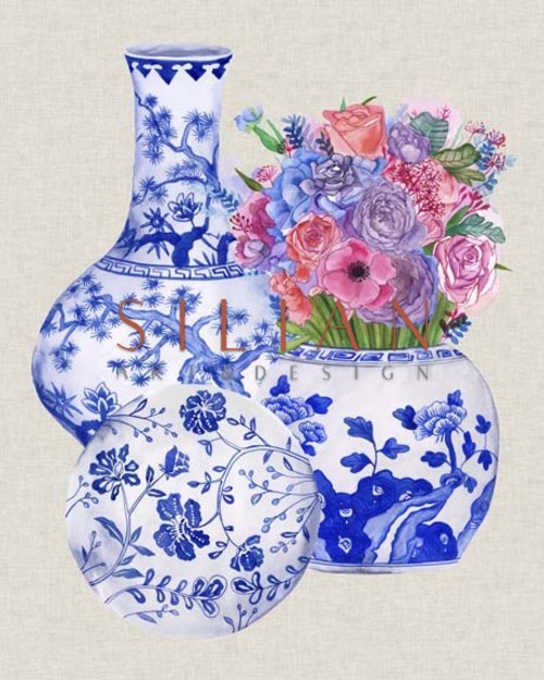 代尔夫特蓝色花瓶 II