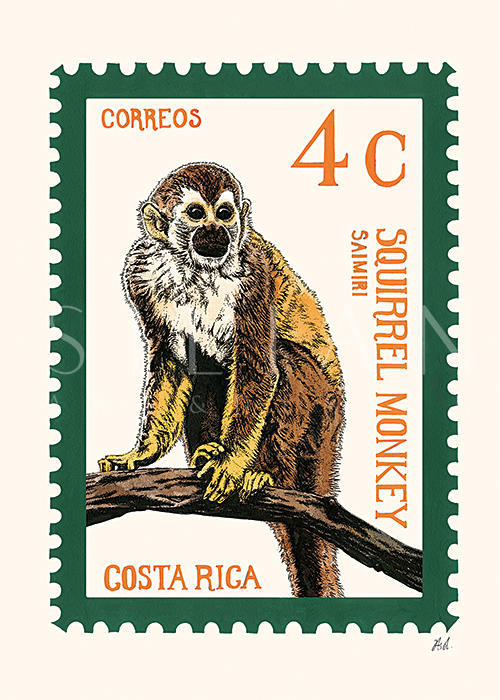 Animal Stamp Card IV