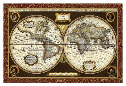 装饰世界地图