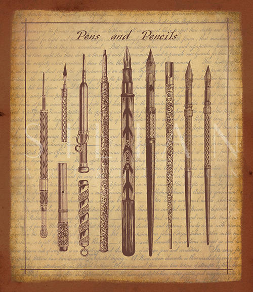 Vintage Pencils and Pens
