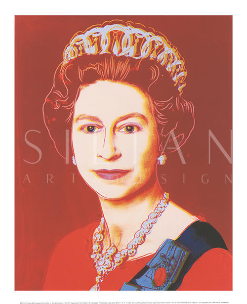 Reigning Queens: Queen Elizabeth II of the United Kingdom, 1985 (light outline)