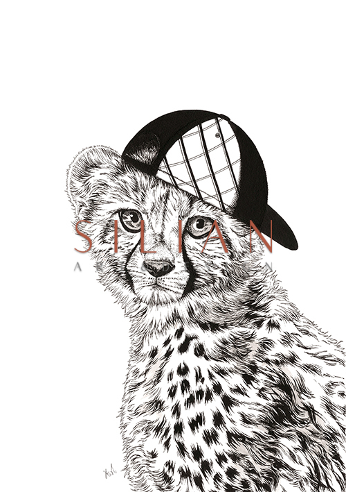 A Leopard With A Cap