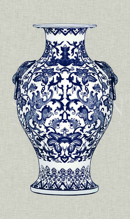 Blue And White Porcelain Decoration II